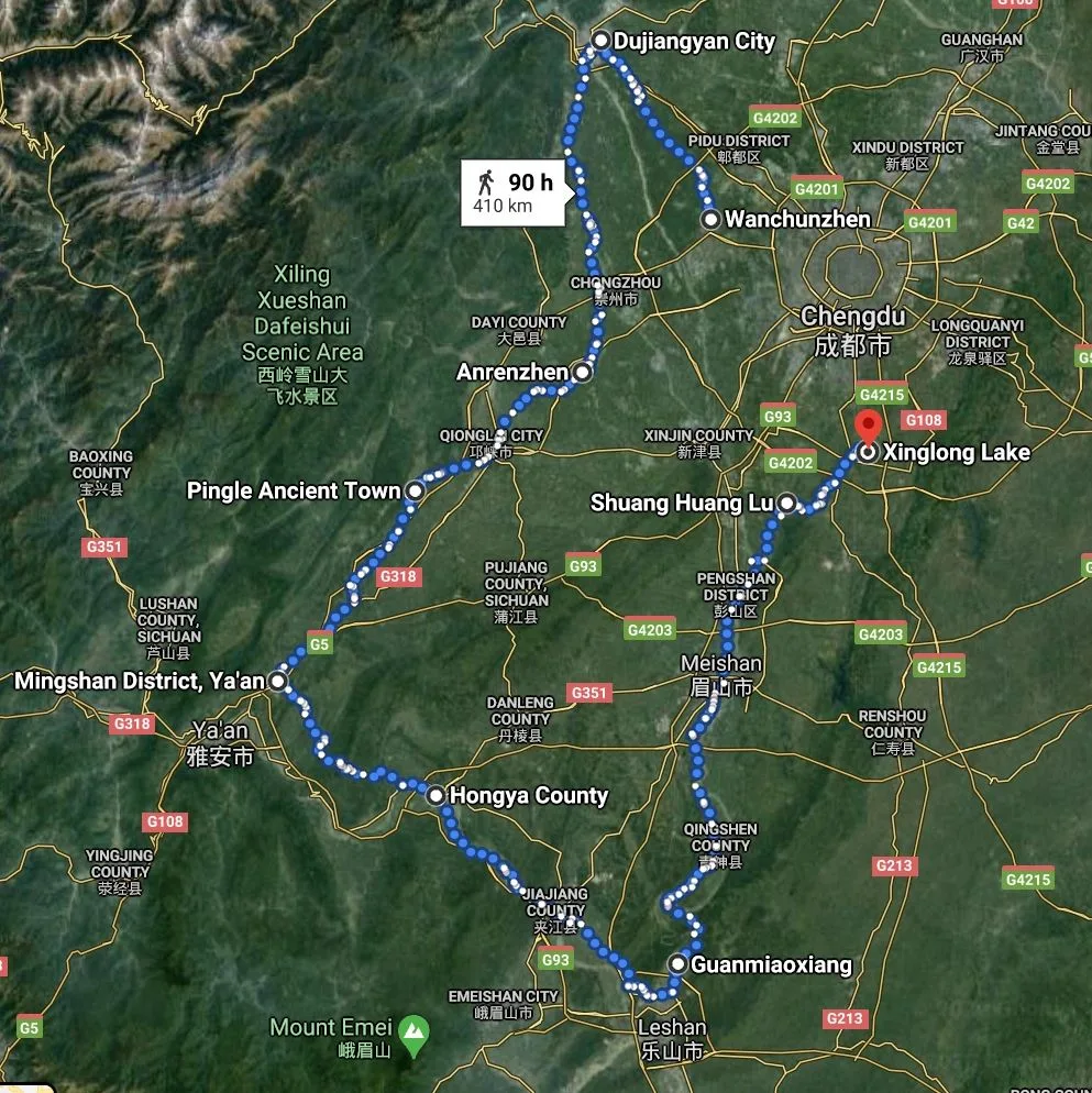 9-Day Sichuan Cycling Tour: Pandas, Tea Towns & Leshan — destination photograph