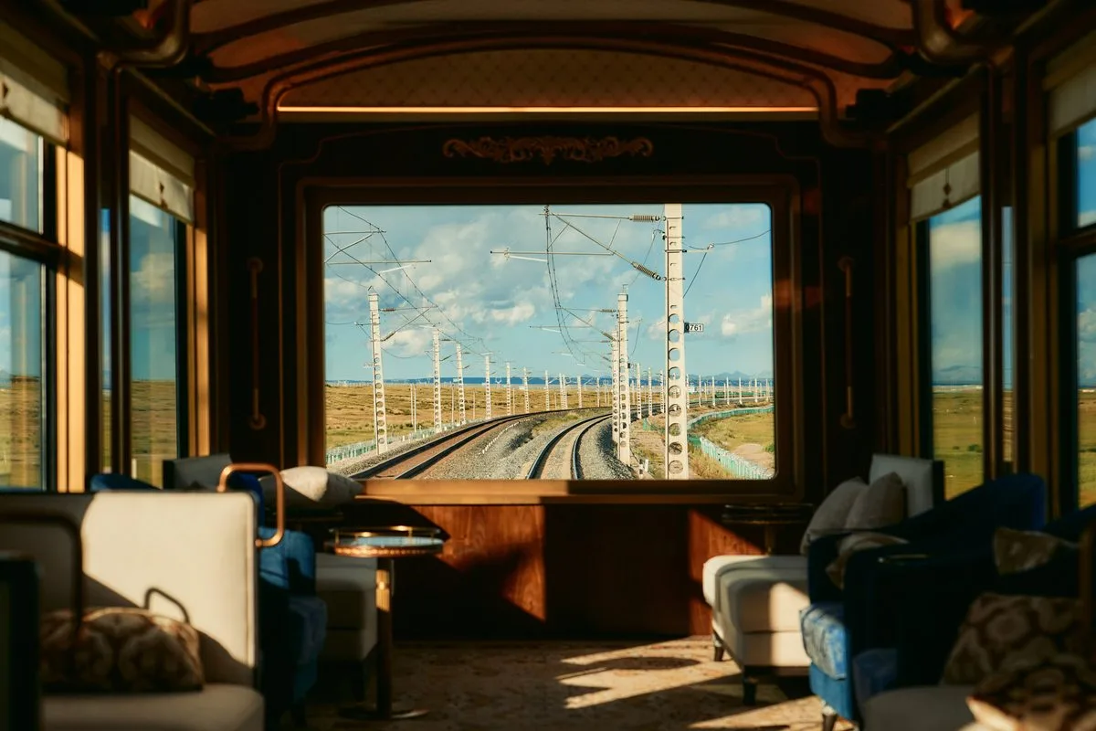 silk road express observation car train china